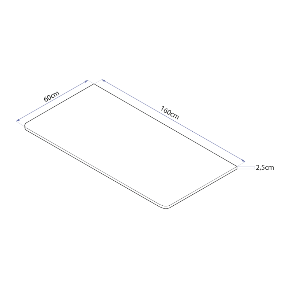 Mesa com Regulagem de Altura Elétrica Misch Preta + Tampo 160cm